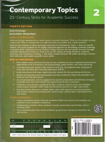 تصویر کتاب Contemporary Topics 2 (Fourth Edition‭)