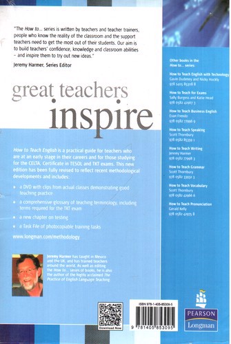 تصویر کتاب How To Teach English