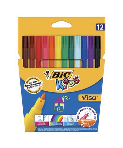 تصویر ماژیک 12 رنگ جادویی کیدز بیک