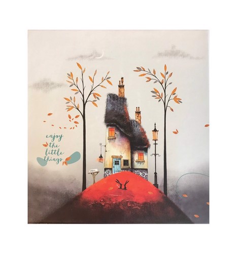 تصویر دفتر 160 برگ جلد سخت خشتی (20*20) پیک فدک (طرح خانه)