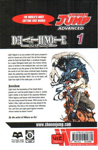 تصویر کتاب Death Note I (دفترچه مرگ 1) (مانگا) 