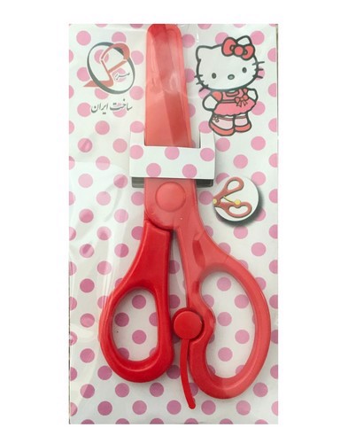 تصویر قیچی پلاستیکی بی خطر صریر (قرمز)