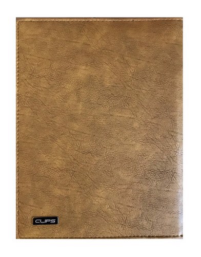 تصویر کلاسور 26 سوراخ چرم کلیپس کد 015 (شتری)