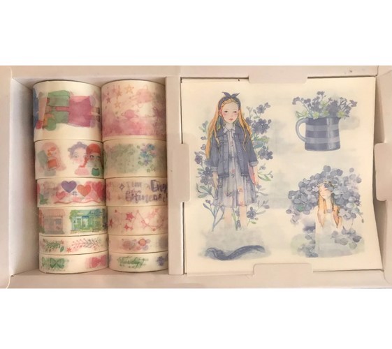 تصویر ست چسب واشی استیکر کد 470 (طرح 2)