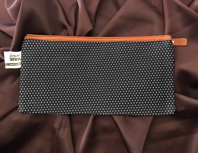 تصویر جامدادی A6  سویل خال دار (مشکی)