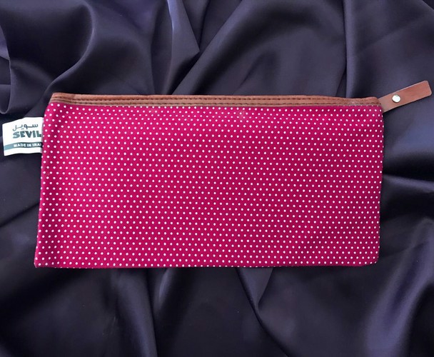 تصویر جامدادی A6  سویل خال دار (صورتی)