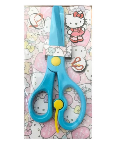 تصویر قیچی پلاستیکی بی خطر صریر (آبی)