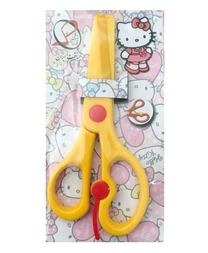 تصویر قیچی پلاستیکی بی خطر صریر (زرد)