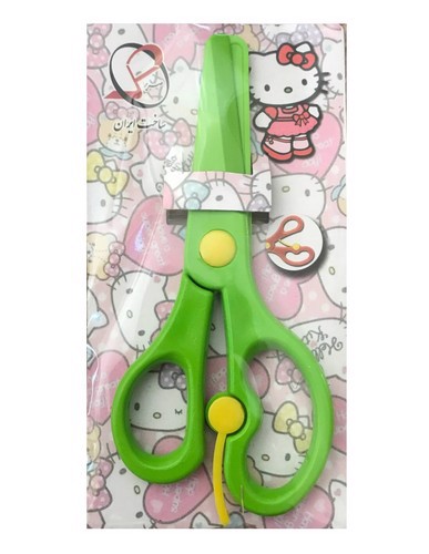 تصویر قیچی پلاستیکی بی خطر صریر (سبز)