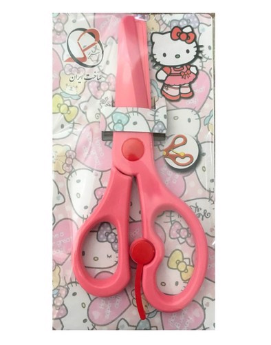 تصویر قیچی پلاستیکی بی خطر صریر (صورتی)