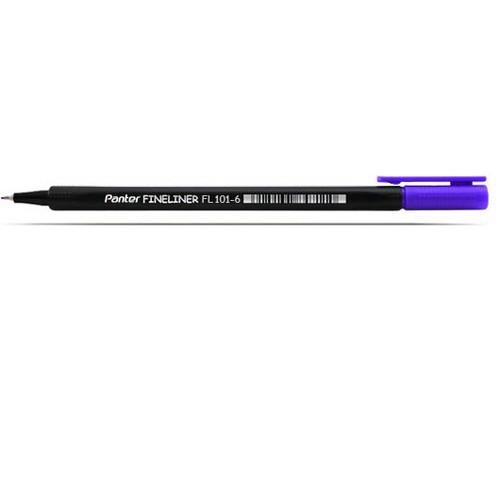 تصویر روان نویس نوک نمدی بنفش پنتر کد FL10129