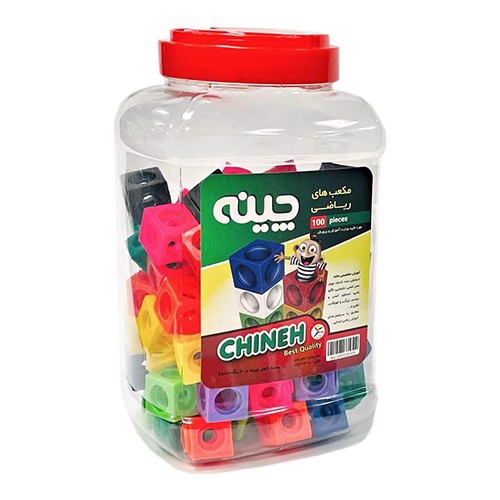 تصویر بازی فکری مکعب های ریاضی 100 تایی چینه آوای باران