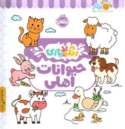 تصویر کتاب رنگ بازی ( حیوانات اهلی )