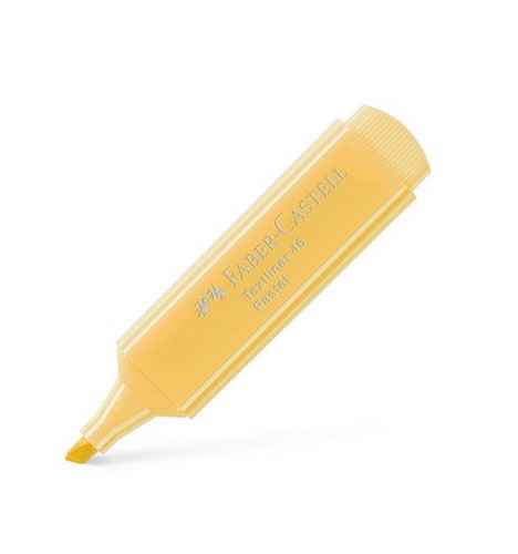 تصویر هایلایتر پاستلی زرد فابر کاستل (Faber Castell)