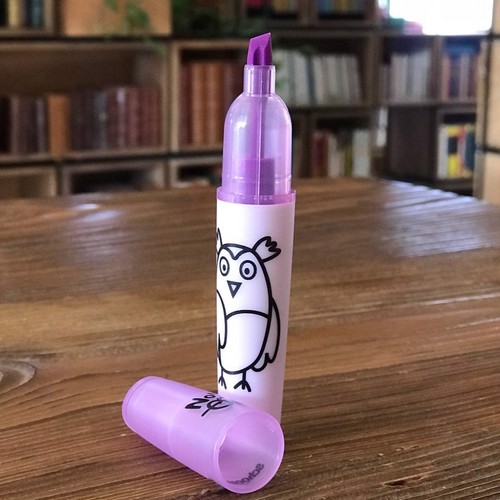 تصویر هایلایتر پاستلی بنفش اسکول فنس (کد 92309)