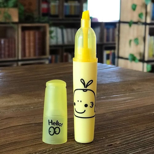 تصویر هایلایتر پاستلی زرد اسکول فنس (کد 92309)