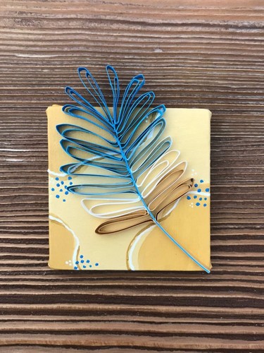 تصویر مینی تابلو طرح برگ