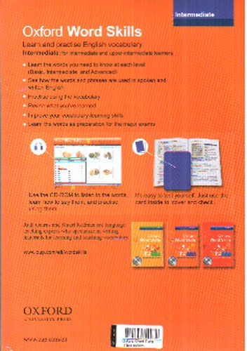 تصویر کتاب ‮‭Oxford Word Skills (intermediate)