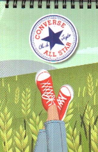 تصویر دفترچه یادداشت طرح Converse (کد 5409)