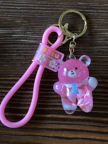 تصویر جاکلیدی آکواریومی فانتزی خرس (صورتی) (کد 7472)