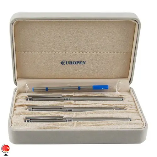 تصویر ست روان نویس خودکار خودنویس فول یوروپن