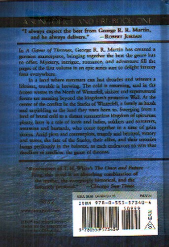 تصویر کتاب Game Of Thrones