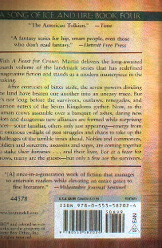 تصویر کتاب Game Of Thrones (A Feast For Crows‭)