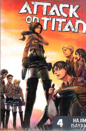 تصویر کتاب Attack on titan 4