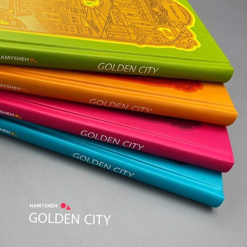 تصویر دفتر یادداشت مدل Golden City همیشه