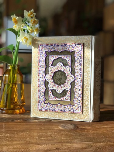 تصویر کتاب قرآن عروس سفید (معطر) (جیبی) (جعبه دار)