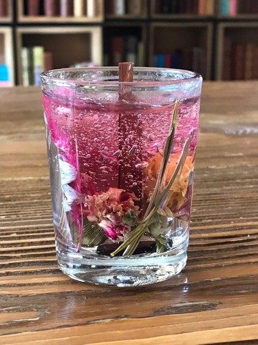 تصویر شمع ژله ای استکانی