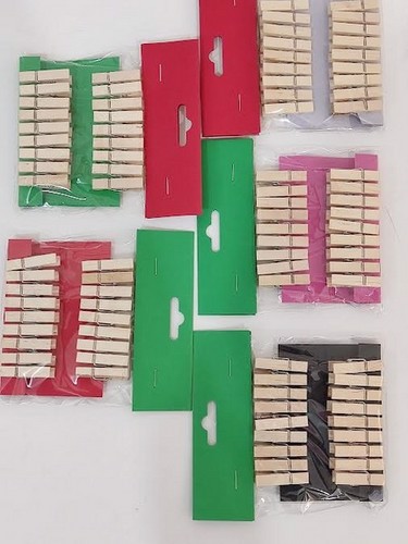 تصویر گیره چوبی فانتزی بی رنگ