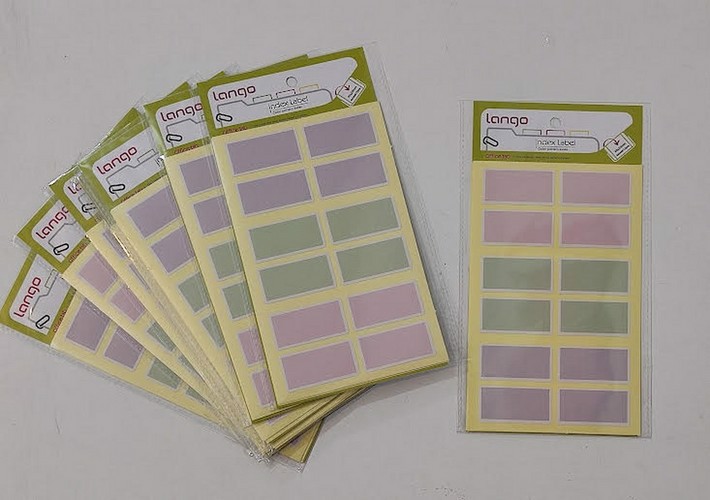 تصویر لیبل اسم  4 عددی پاستلی کد 412