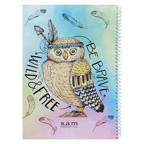 تصویر دفتر وزیری 40 برگ سیمی کلاسیک سم (طرح 1)