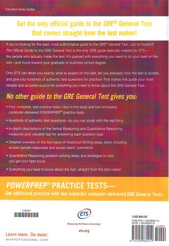 تصویر کتاب ETS Official Gre Quantitative Reasoning (Second Edition‭)