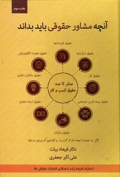 تصویر کتاب آنچه مشاور حقوقی باید بداند (صفر تا صد حقوق کسب و کار)