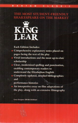 تصویر کتاب king lear