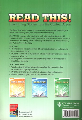 تصویر کتاب Read This 3