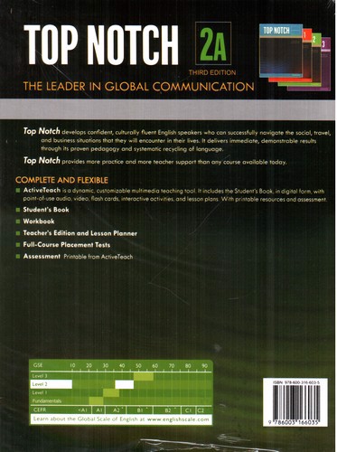 تصویر کتاب Top Notch 2A (Third edition) (With Workbook‭)