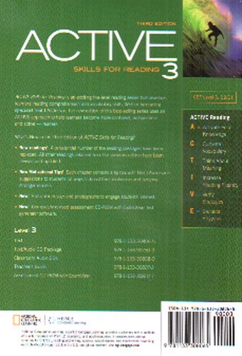 تصویر کتاب ACTIVE Skills For Reading 3 (third edition‭)