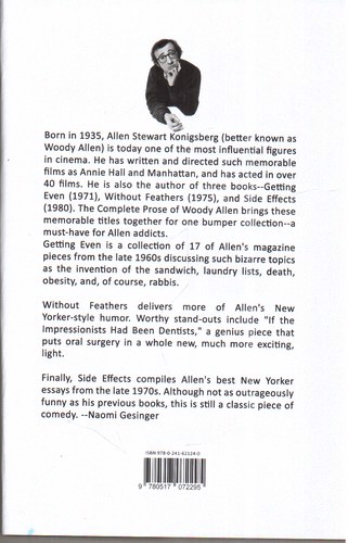 تصویر کتاب The Complete Prose Of Woody Allen (مجموعه آثار وودی آلن)