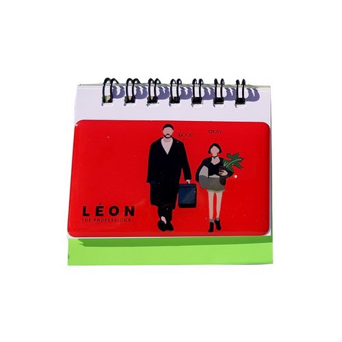 تصویر تقویم 1403 مینیاتوری استیکردار لئون