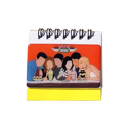 تصویر تقویم 1403 مینیاتوری استیکردار فرندز