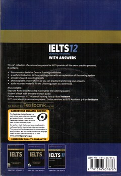 تصویر کتاب Cambridge English IELTS 12(general training) ( with answers)