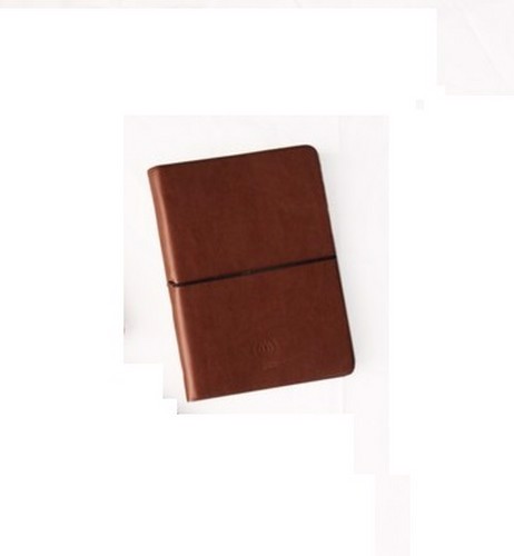 تصویر دفتر جیبی چرم کش دار