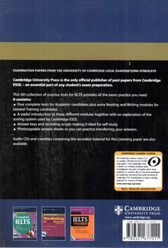 تصویر کتاب کمبریج آیلتس 5 (با پاسخ) (Cambridge IELTS 5) (With Answers)
