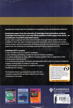 تصویر کتاب Cambridge English IELTS 3 ( with answers)