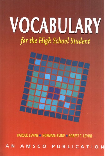تصویر کتاب Vocabulary For the High School students