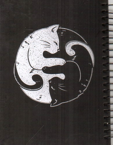 تصویر دفتر یادداشت جیبی (کاغذ مشکی و کرافت) (کد 938)