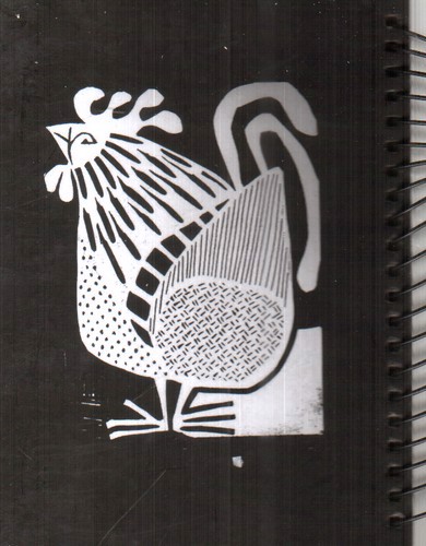 تصویر دفتر یادداشت جیبی (کاغذ مشکی و کرافت) (کد 884)